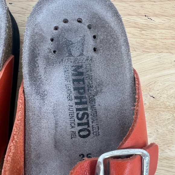 Mephisto Orange Sandals - Picture 2 of 9